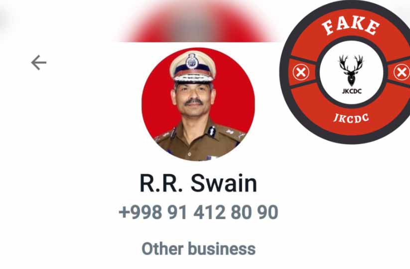 Fraudster creates fake WhatsApp profile of J&K DGP