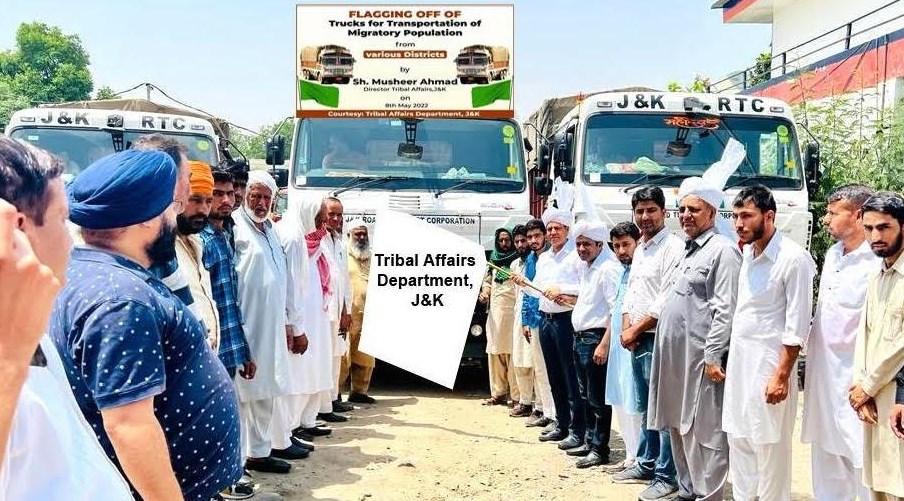40 Trucks flagged-off to facilitate migratory tribal population