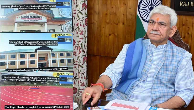 Lt Governor inaugurates various key projects of JKIDFC worth Rs 97 crore
