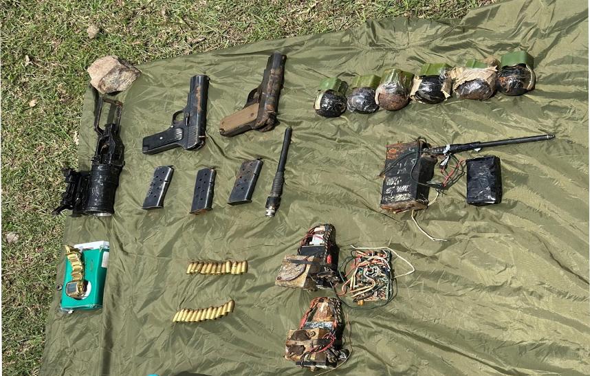 Arms, explosives recovered in joint operation in Poonch