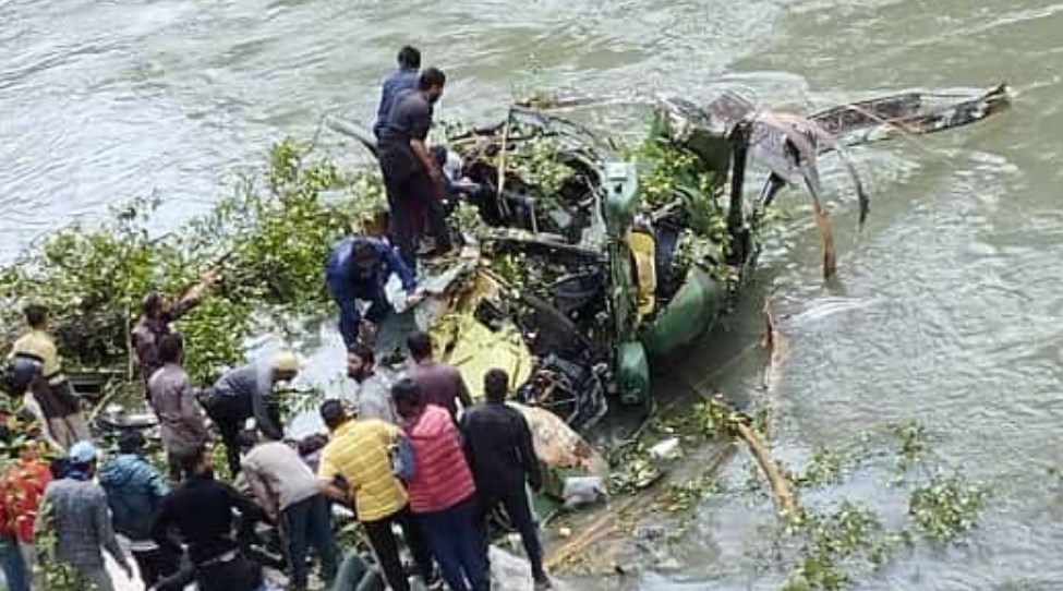 Army helicopter with 3 onboard crashes in Jammu and Kashmir’s Kishtwar