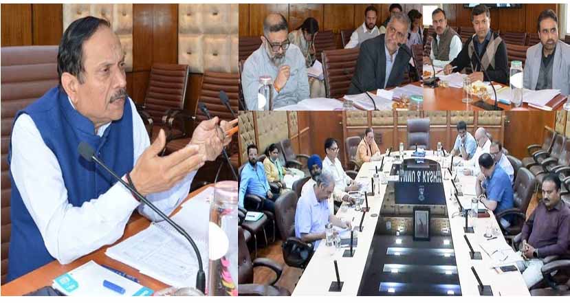 Advisor Bhatnagar chairs 20th BoDs meet of JKBOCWWB