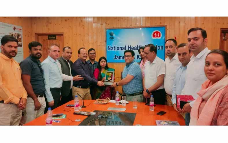 NHM Chhattisgarh officers on visit to J&K to study best practices in healthcare system