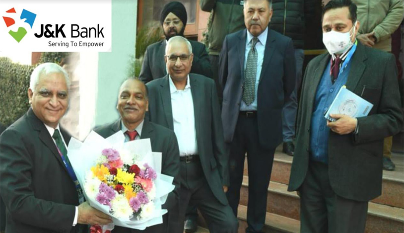 MD SBI Ashwani Bhatia visits J&K Bank CHQ