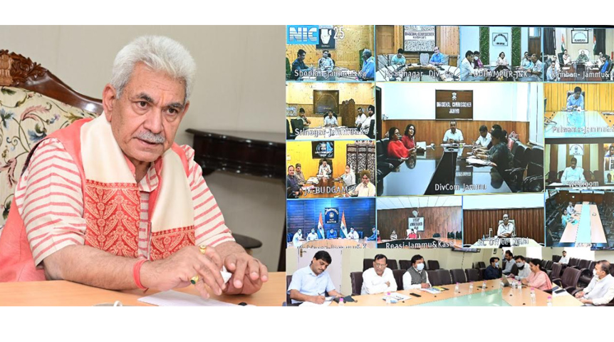 Lt Governor reviews preparations for ‘Har Ghar Tiranga’ campaign in J&K UT