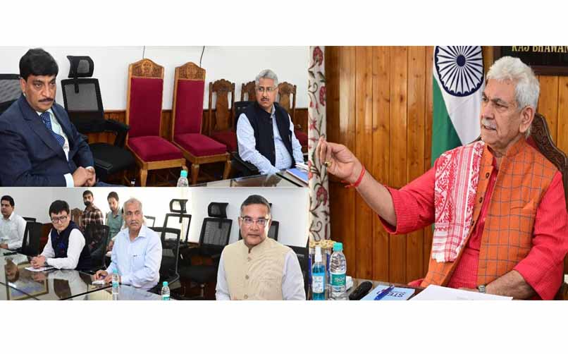 Lt Governor inaugurates development projects executed by PW(R&B) department in both Jammu & Kashmir Divisions