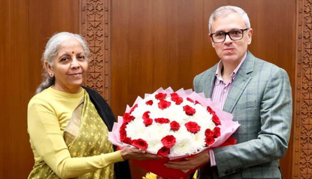 CM Omar Abdullah meets Union Finance Minister; seeks stronger developmental support for J&K