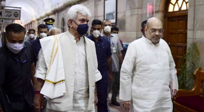 HM Amit Shah and LG Manoj Sinha takes stock of situation in J&K after Kishtwar cloud burst havoc