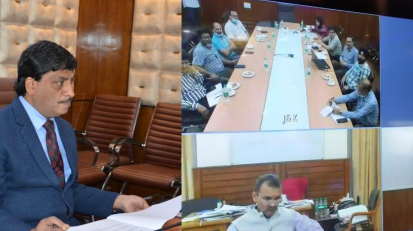 CS reviews implementation of Bharat Net in JK