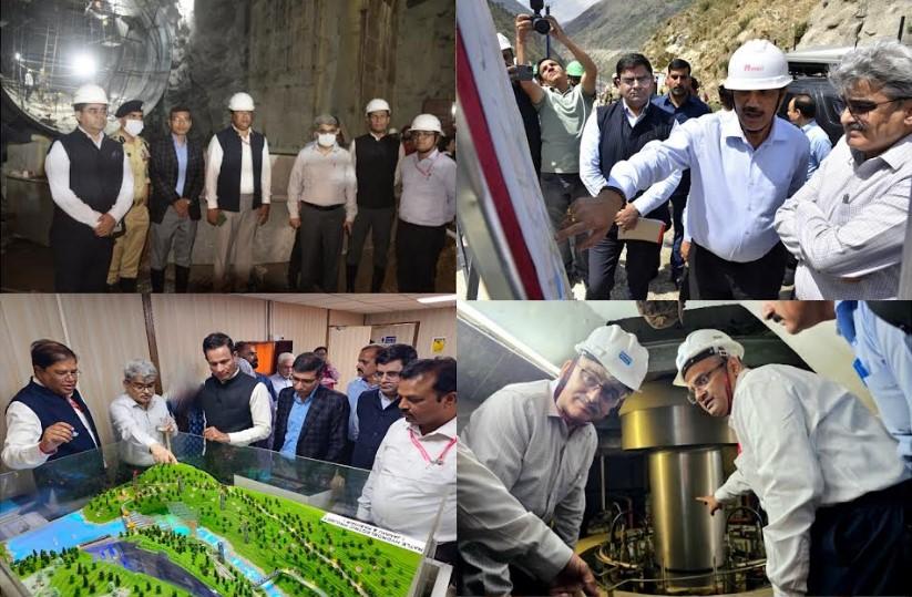 Chief Secretary visits Kishtwar; inspects Rattle, Dul Hasti Hydroelectric Power projects