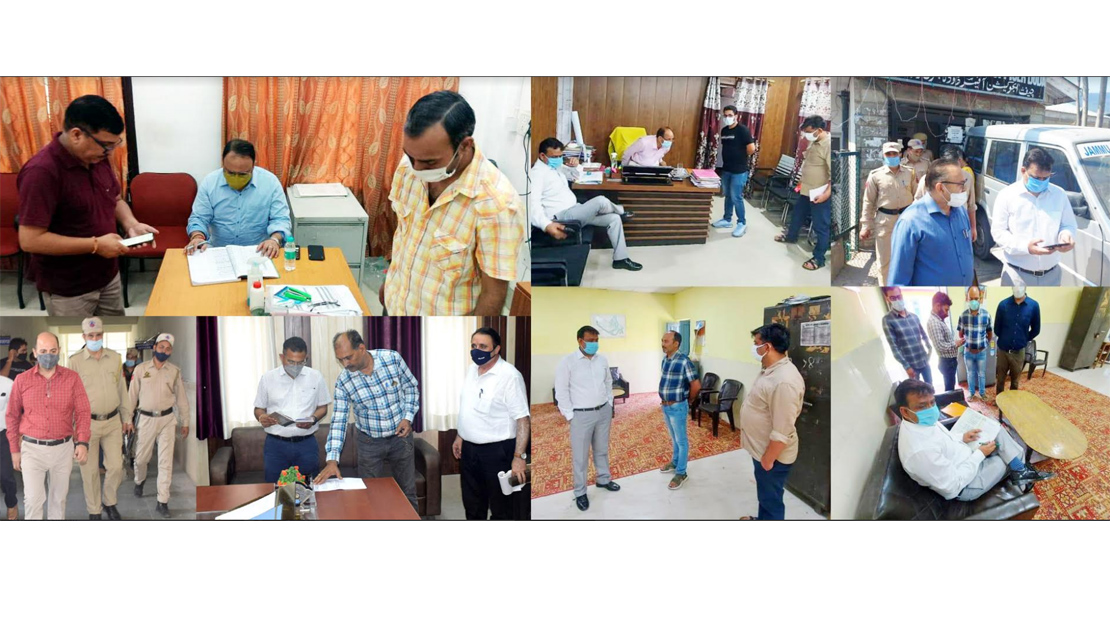 1177 officials & employees found absent from duty during surprise office inspections in whole Jammu division; salaries withheld