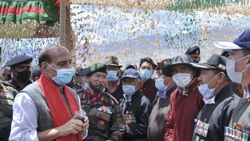 Decision to bifurcate J&K and Ladakh as UTs bolstered national security: Rajnath Singh
