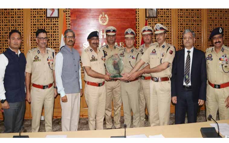 DGP J&K decorates newly inducted IPS officers with ranks