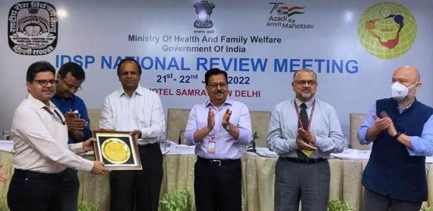 Union Govt felicitates State Surveillance Unit Jammu for commendable job during Covid 19 Pandemic