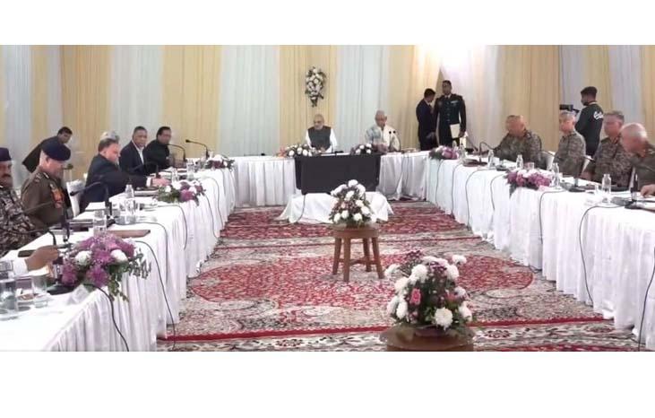 Amit Shah chairs security review meet in Jammu; Army chief, top brass in attendance