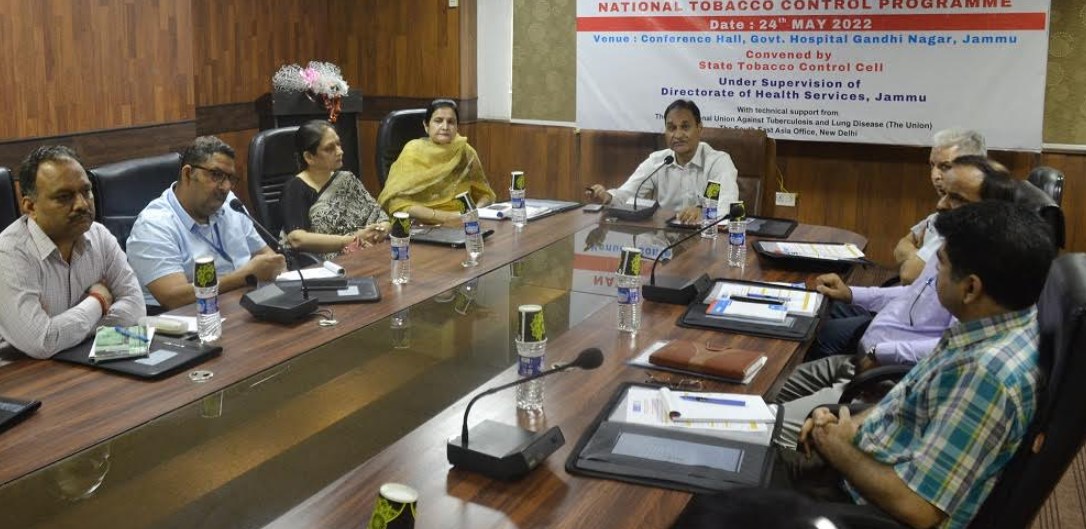 DHS Jammu hosts Divisional Level sensitisation Workshop on Tobacco Control