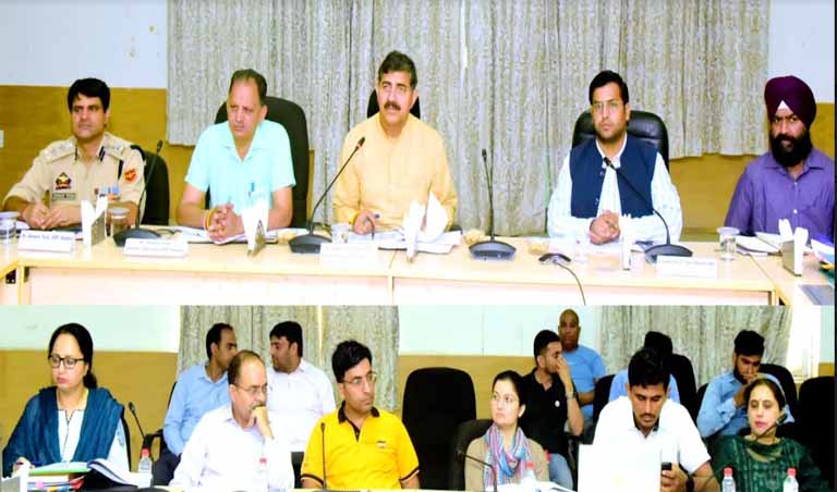 MP Jugal Kishore Sharma reviews implementation of central schemes in Samba District
