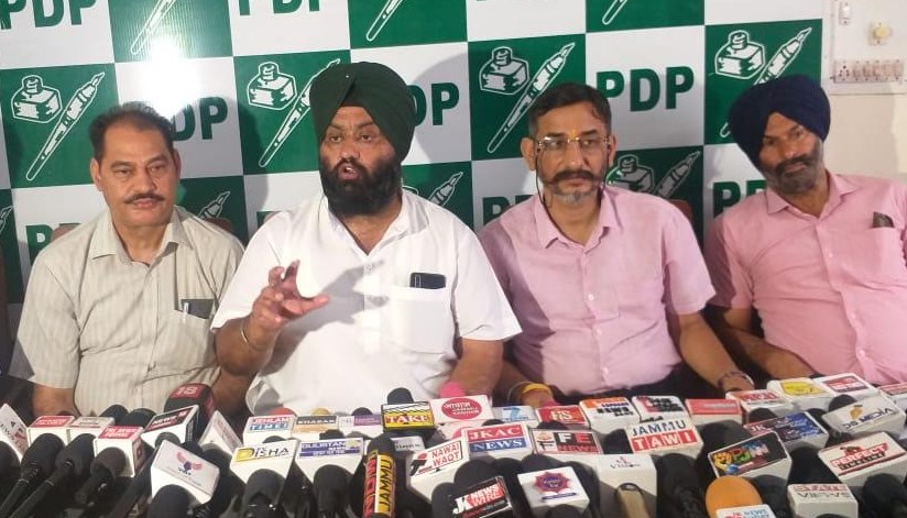 PDP slams BJP & LG Government for the present condition in CUET Exams