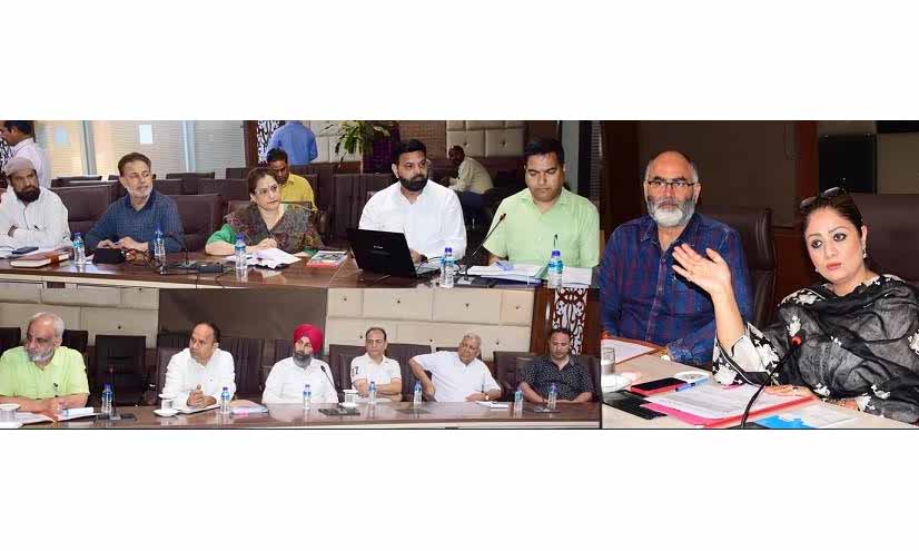 Dr Hina review progress on establishment of clusters in Jammu division