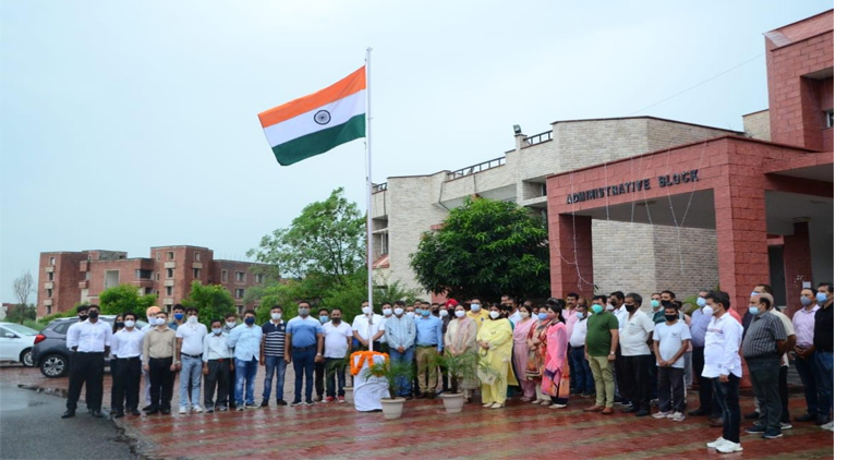 Govt Departments organise flag hoisting functions to celebrate I-Day