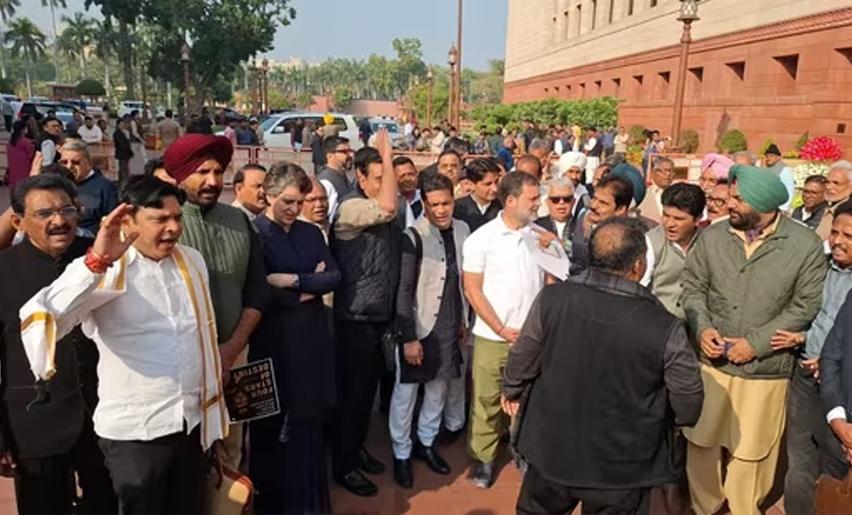 Eight Opposition MPs Suspended from Lok Sabha for Remainder of Budget Session