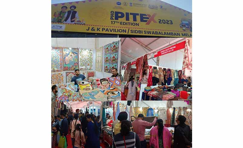 J&K Exhibitors sponsored by the JKTPO earn Spotlight at PITEX Amritsar -2023