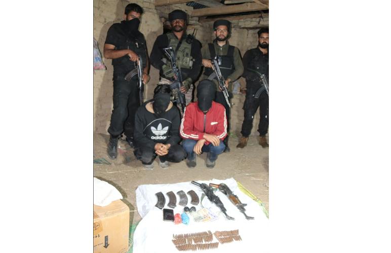 Two ‘hybrid terrorists’ of Lashkar caught by security forces in Kashmir's Shopian