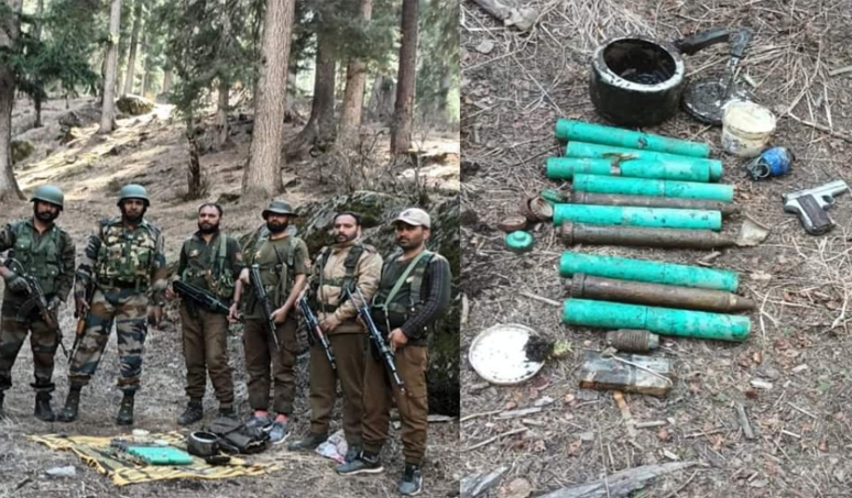 Grenades, explosive recovered from militant hideout in Kishtwar