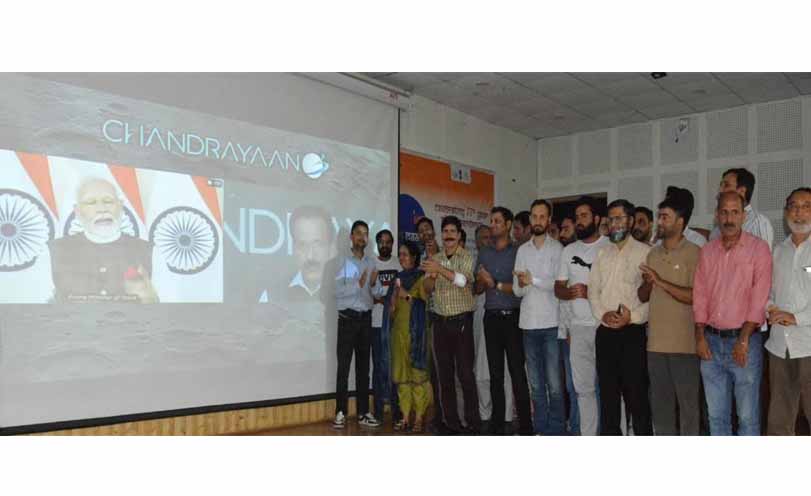 Wave of jubilation sweeps across J&K as Chandrayaan-3 successfully lands on moon