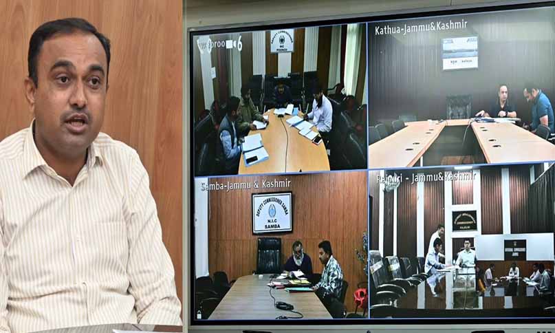 Div Com Jammu reviews progress on Special Summary Revision in districts