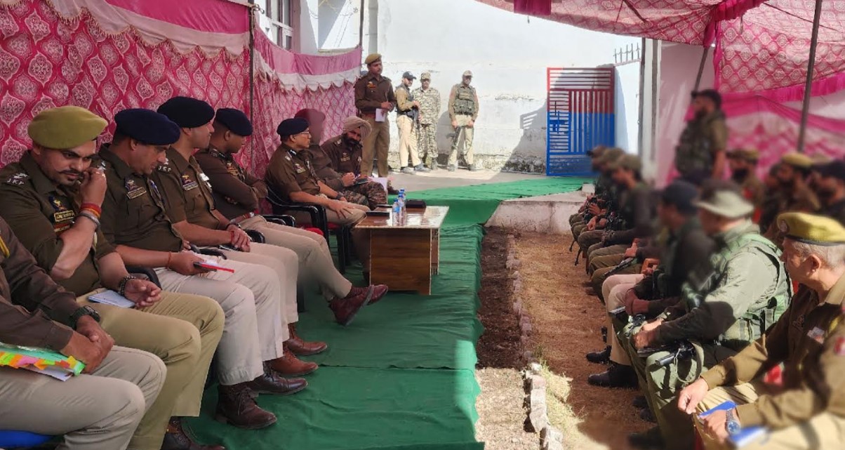 ADGP Jammu Zone conducts operational preparedness review of Basantgarh, Udhampur
