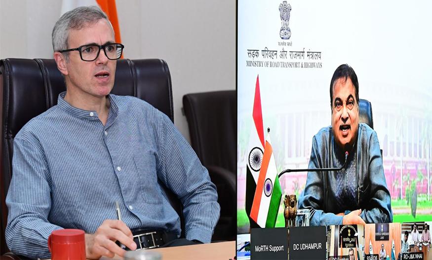 Union Minister Gadkari, CM Omar review Srinagar-Jammu Highway traffic restoration