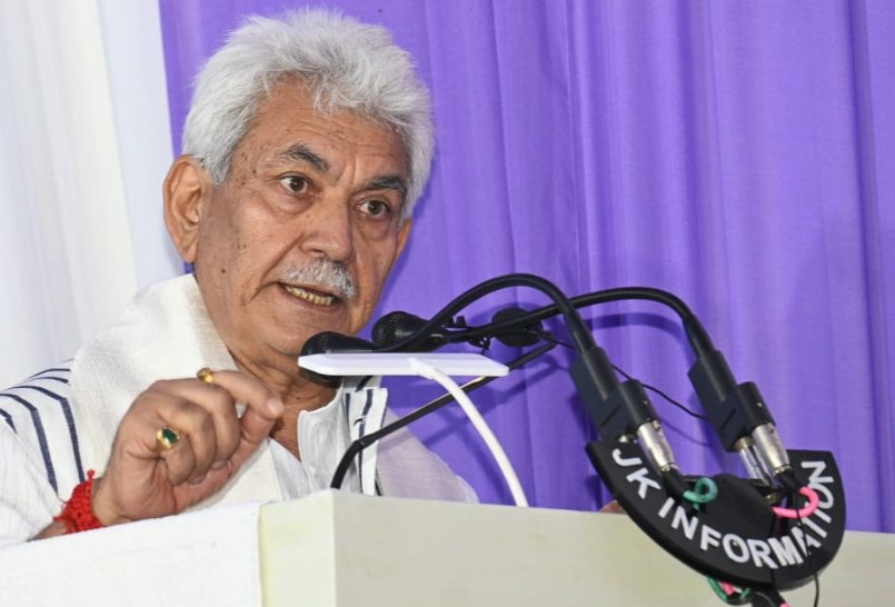 J-K: LG Sinha identifies 3 problems Corruption, Separatist agenda, and Anti-India ecosystems