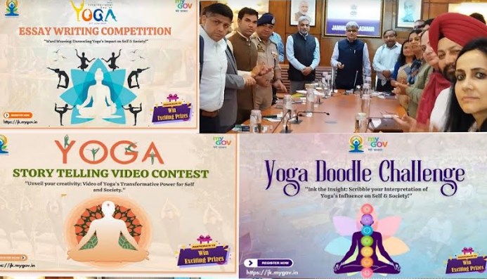CS launches competitions on MyGov portal to mark ‘International Yoga Day’