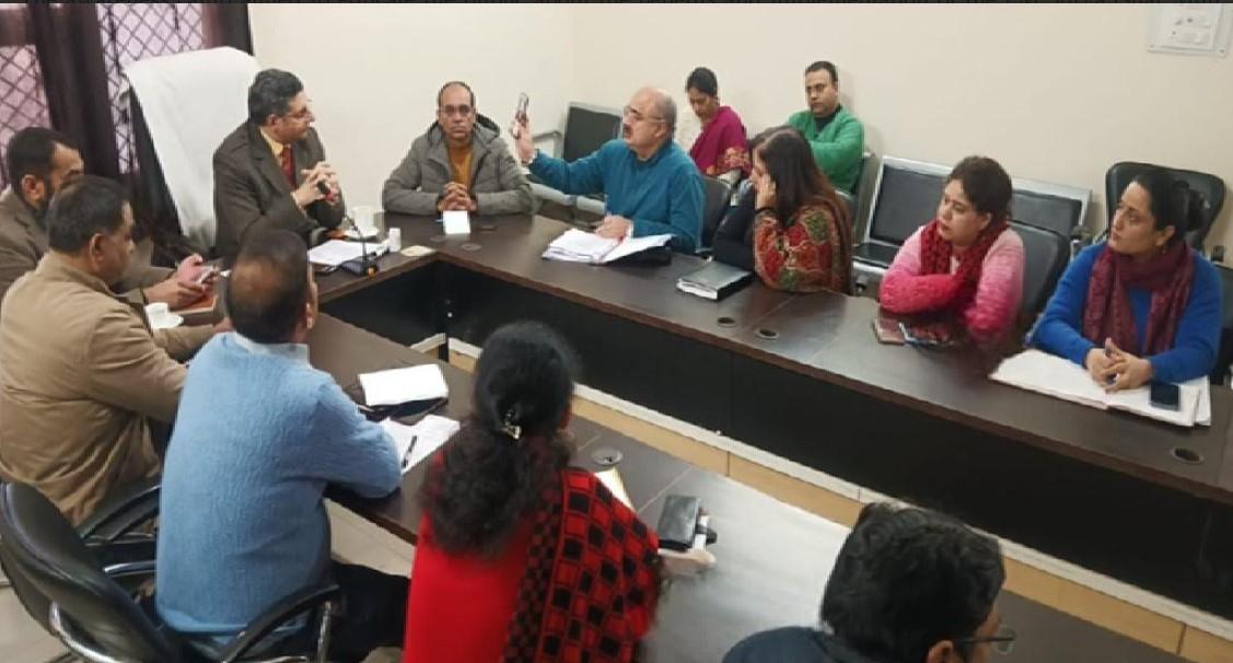 Progress of ongoing development works in Jammu migrant camps reviewed