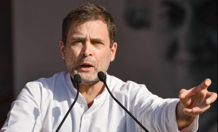Rahul demands rollback in prices of fuel, leads protest against hike