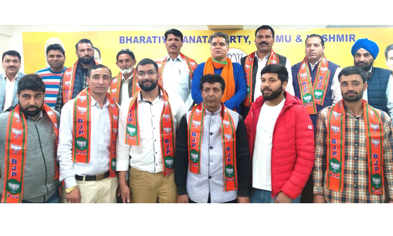BDC Chairman, Dy. Chairman, Sarpanch, others from Uri join BJP