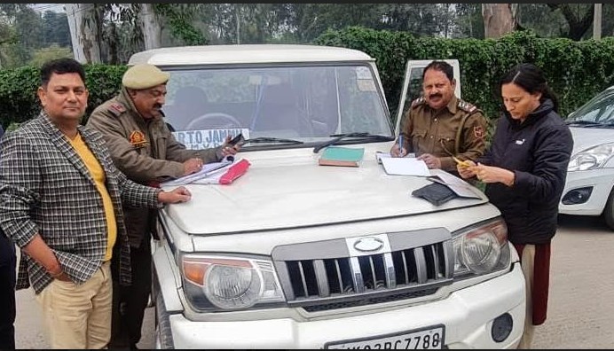 MVD Jammu imposes Rs 6.14 lakh fine on traffic violators  