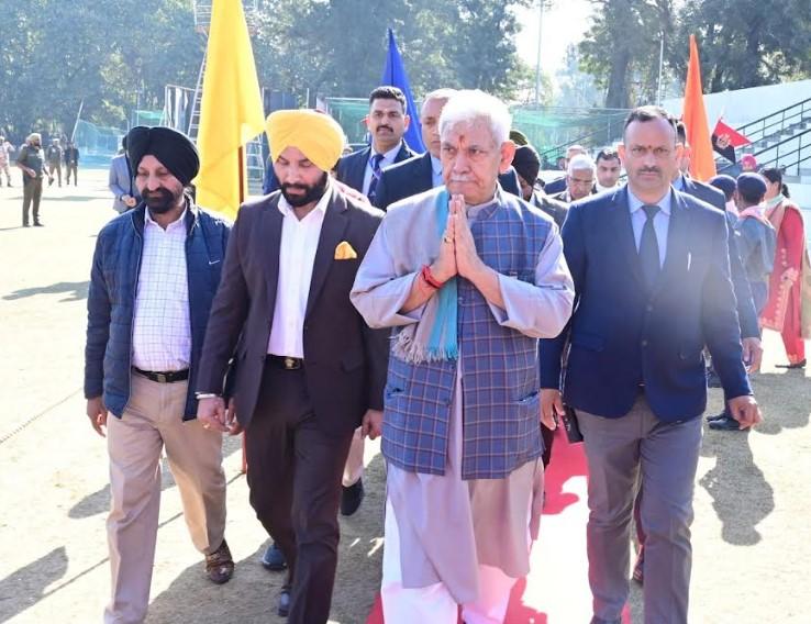 Lieutenant Governor inaugurates the first-edition of Sikh Cricket Premier League in Jammu