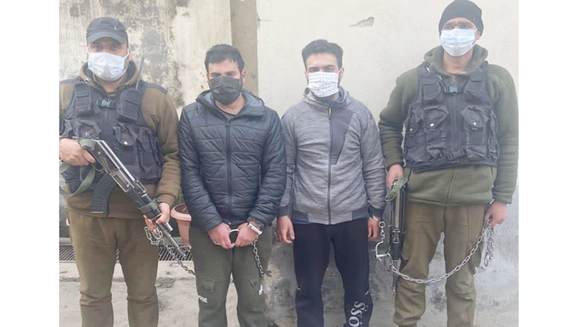 J&K: 2 accused arrested in connection with the grenade attack near Amira Kadal Bridge in Srinagar on 6th March