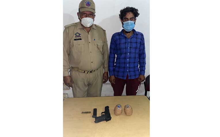 Arms, explosive smuggling bid foiled in Jammu, truck driver arrested, pistol, grenades recovered