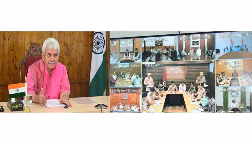 Lt Governor reviews preparedness for Independence Day celebration across the UT