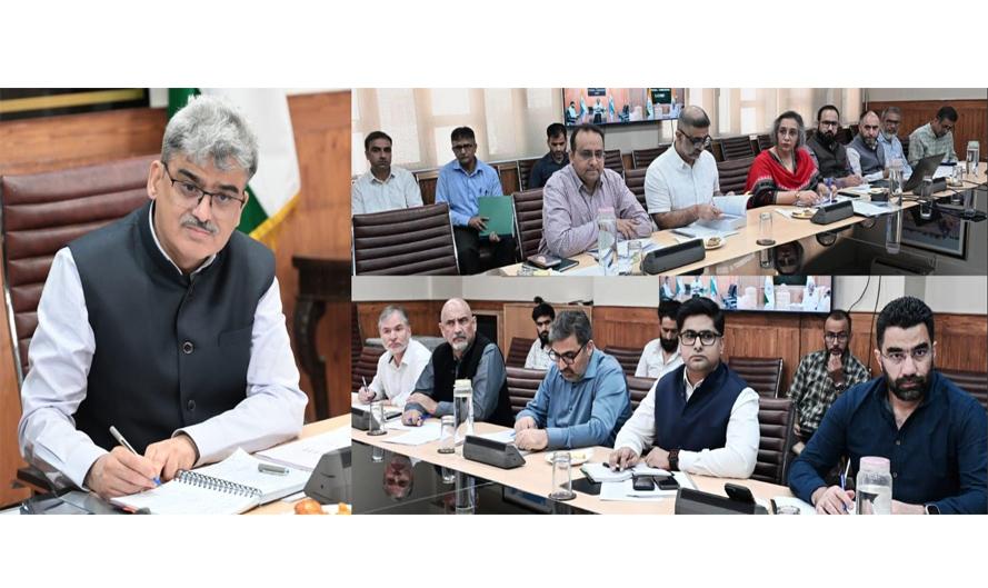 CS reviews inter-departmental action plan to strengthen food safety in J&K