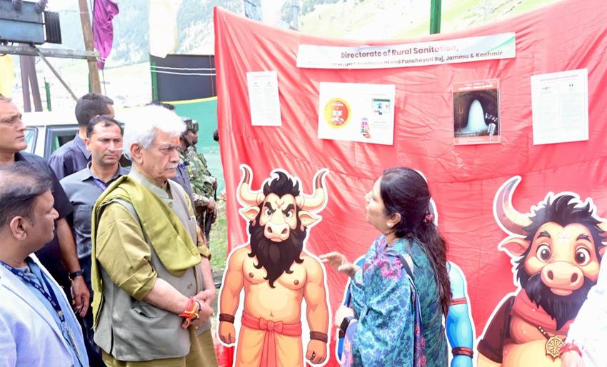 Lieutenant Governor launches Rural Development Department’s IEC Campaign for a sustainable and Zero-Waste pilgrimage