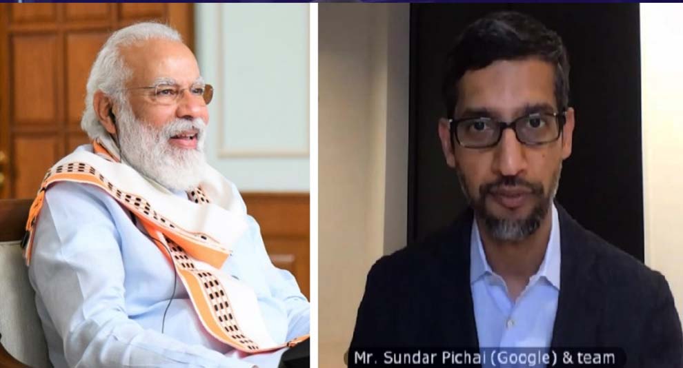 Sundar Pichai announces Google's $10 Billion fund for India's digital economy