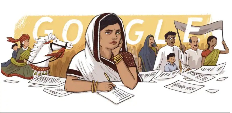 Google doodle marks birth anniversary of India's first woman Satyagrahi and writer Subhadra Kumari Chauhan
