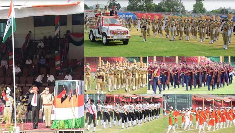 Full dress rehearsal for 75th I-Day celebration held at Jammu 