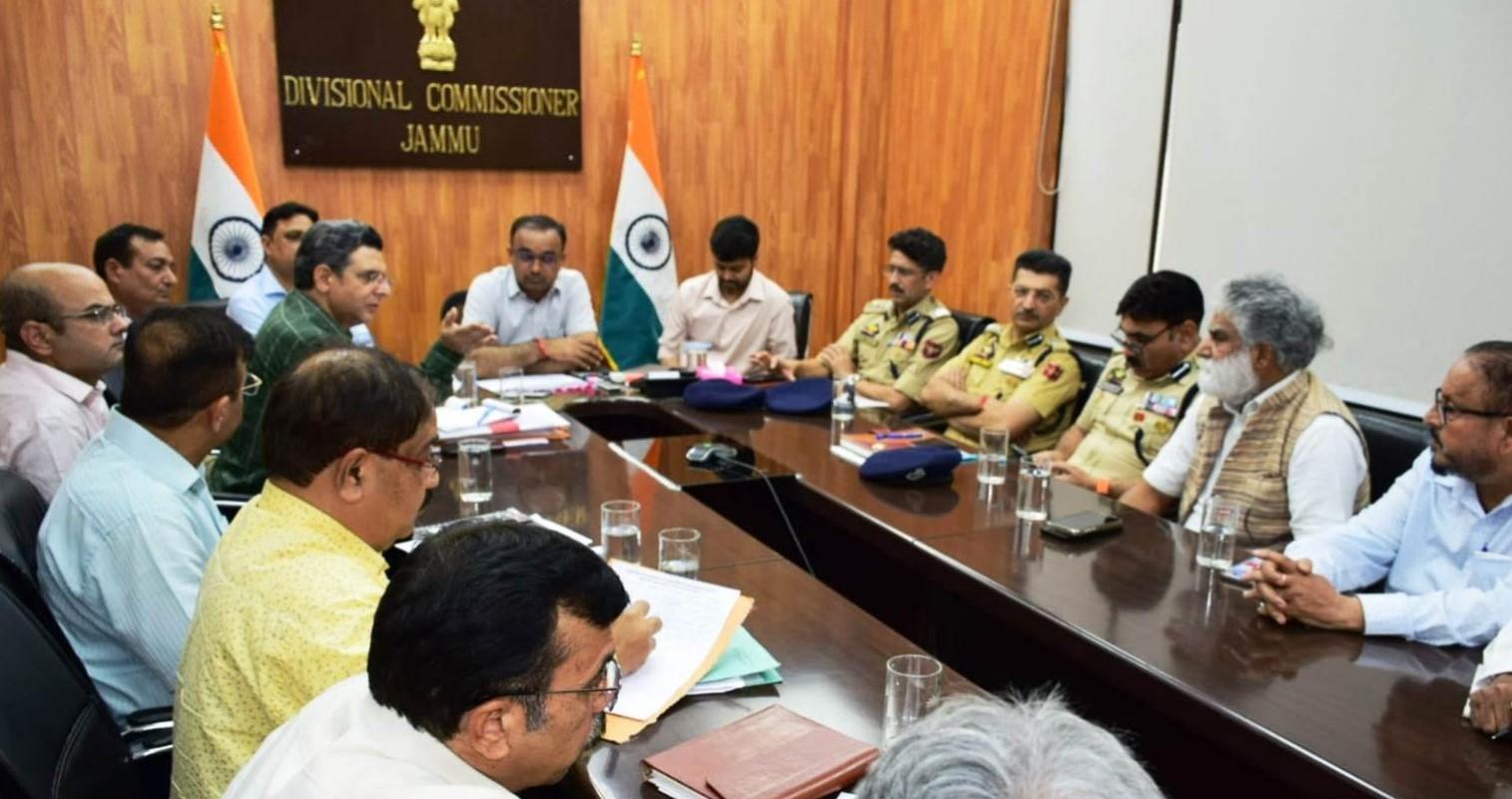 Div Com Jammu reviews arrangements for Mela Kheer Bhawani 2025