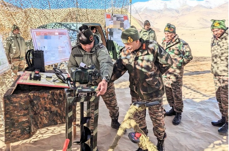 Northern Army Commander visits forward areas in Ladakh, reviews operational preparedness