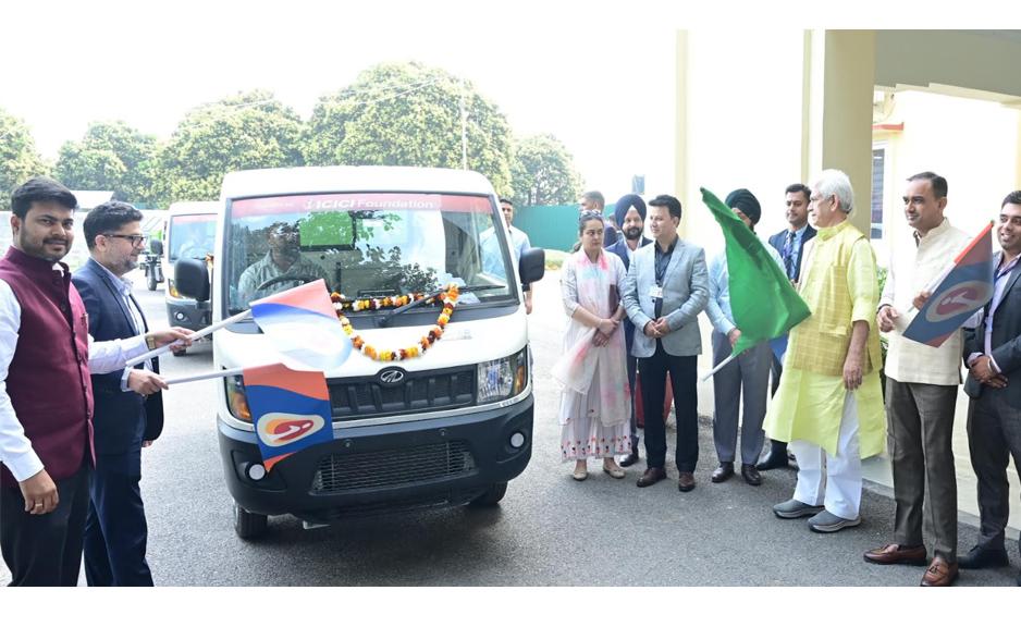 LG Manoj Sinha flags off fleet of Door-to-Door Garbage Collection vehicles